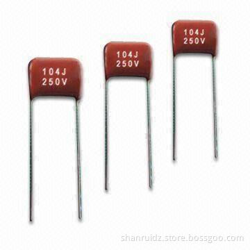 Sub-miniature Metalized Polyester Film Capacitor, High Capacitance Rate, DC and Low Pulse Circuit